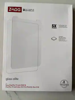 ZAGG - ZGGE-iPad Pro 11" & iPad Air (Gen 5/4) 11" Glass Elite CLER - Clear