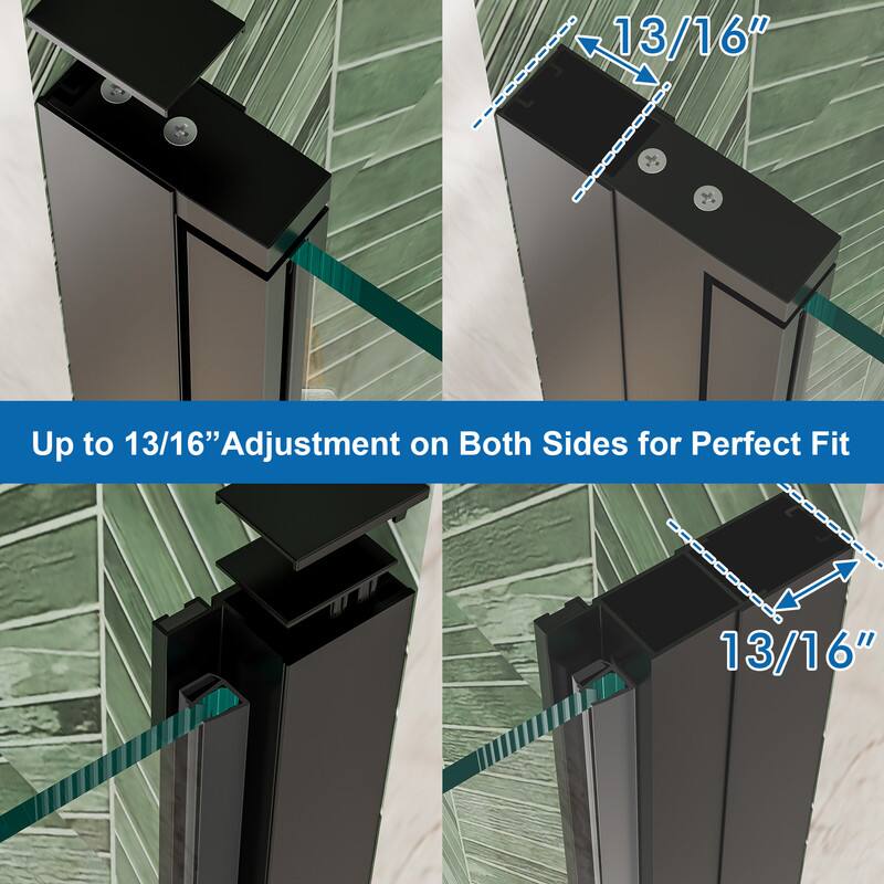 Up to 13/16" Adjustment on Both Sides for Perfect Fit
