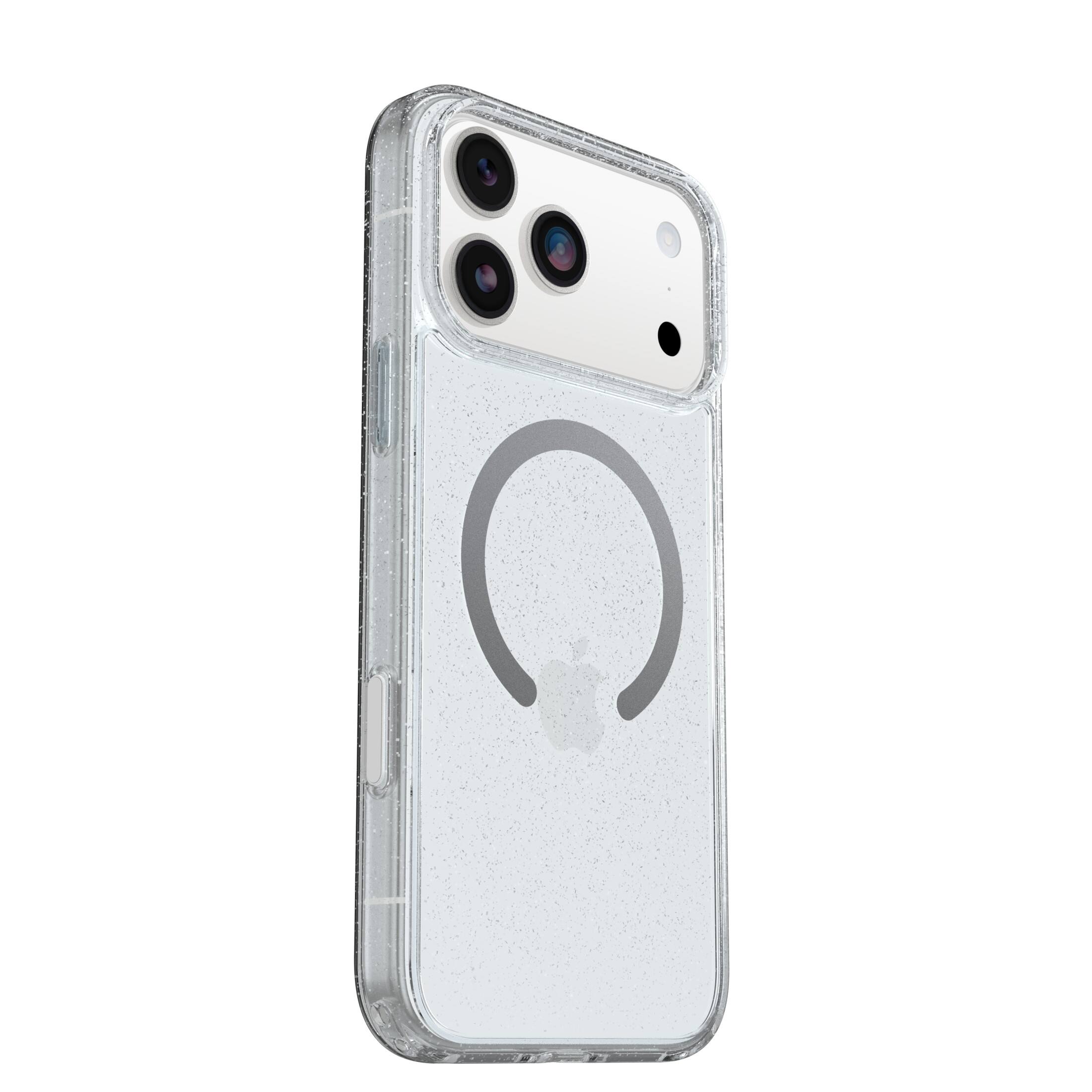 Angle. OtterBox - Symmetry Series Hard Shell for iPhone 17 Pro Max - Stardust 4.0.