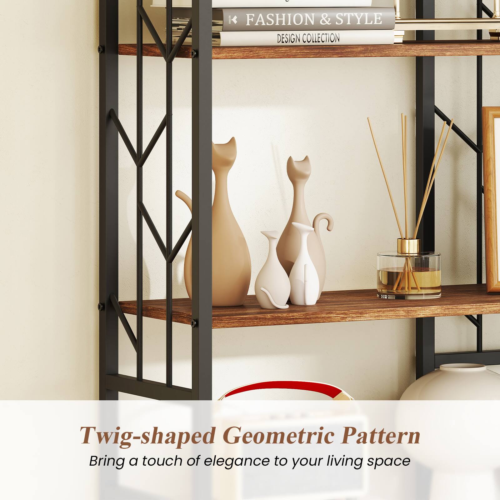 **FASHION & STYLE**  
DESIGN COLLECTION

---

**Twig-shaped Geometric Pattern**  
Bring a touch of elegance to your living space