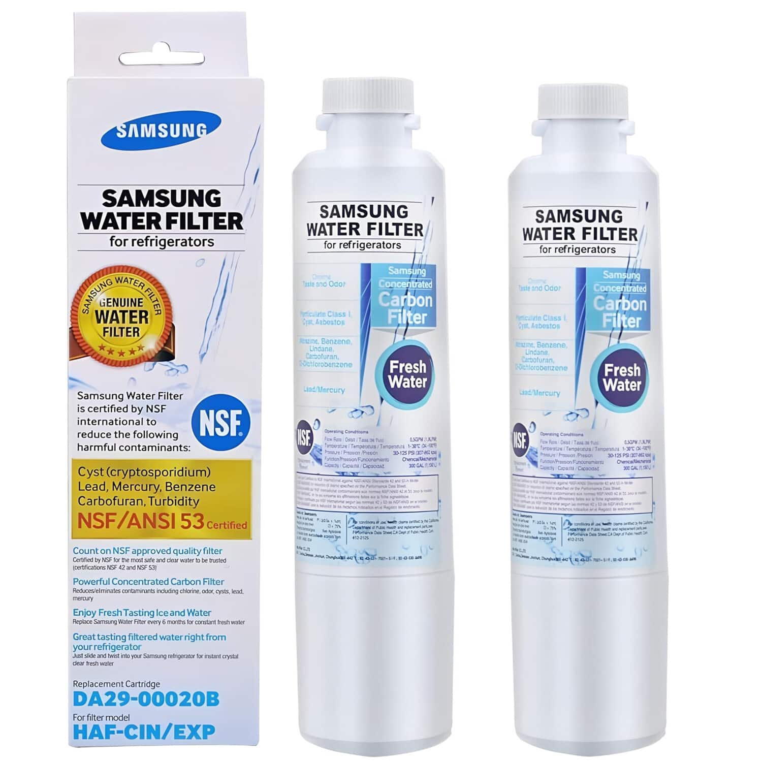 Samsung - DA29-00020B Refrigerator Water Filter HAF-CIN/EXP 3 Pack