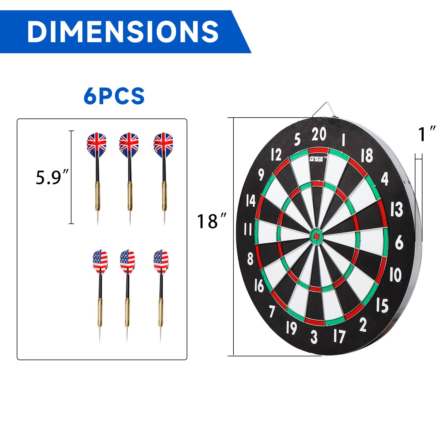 DIMENSIONS, 6PCS, 5.9", 18", 5, 12, 9, 14, 11, 8, 16, 7, 19, 20, 1, 3, 17, 18, 4, 13, 6, 10, 15, 2, 1"