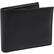 Front. Champs - Classic Collection Leather Multi-Wing Card Wallet - Black.