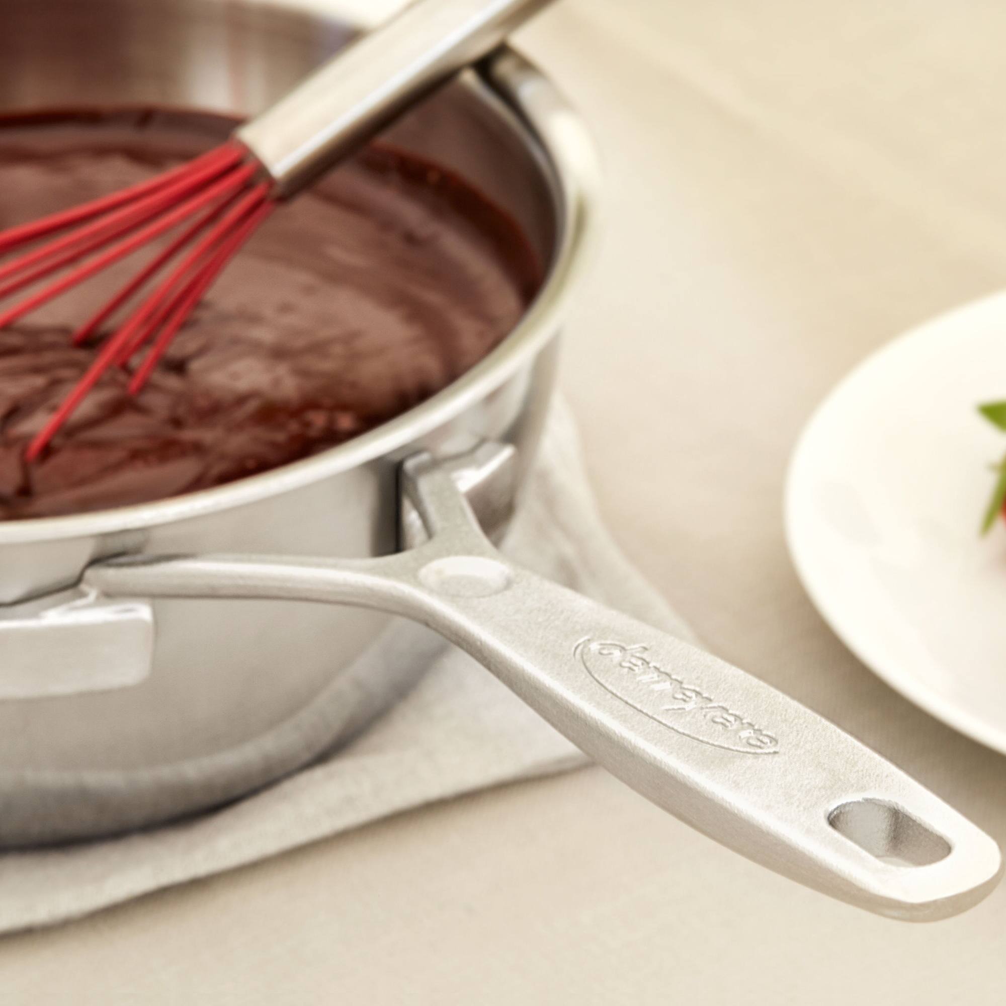 Alt View 5. Demeyere - Demeyere Industry 5-Ply 3.5-qt Stainless Steel Essential Pan - Stainless Steel.