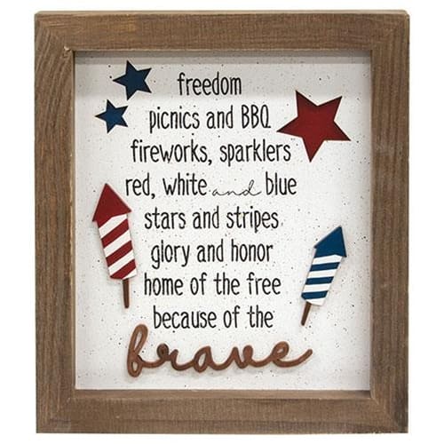 BreeBe - Brave Shadowbox Frame - Multicolor