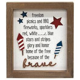 BreeBe - Brave Shadowbox Frame - Multicolor
