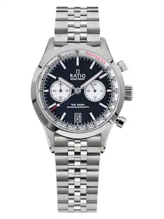 R U 60 85 TACHYMETER 400
RATIO Street Racer
300 6 J 24 45 e 15 d 18 e 6 240 30 12 WR 200M 200 CHRONOGRAPH 180 8 160 - 440 1 1 100