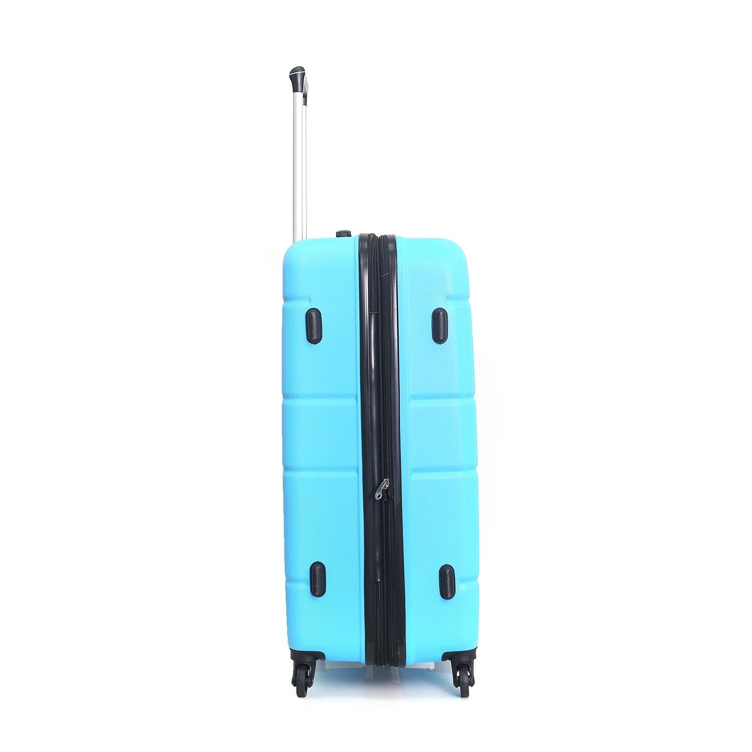 Alt View 3. DUKAP - Rodez Lightweight Hardside Spinner Luggage 28" - LIGHT BLUE.