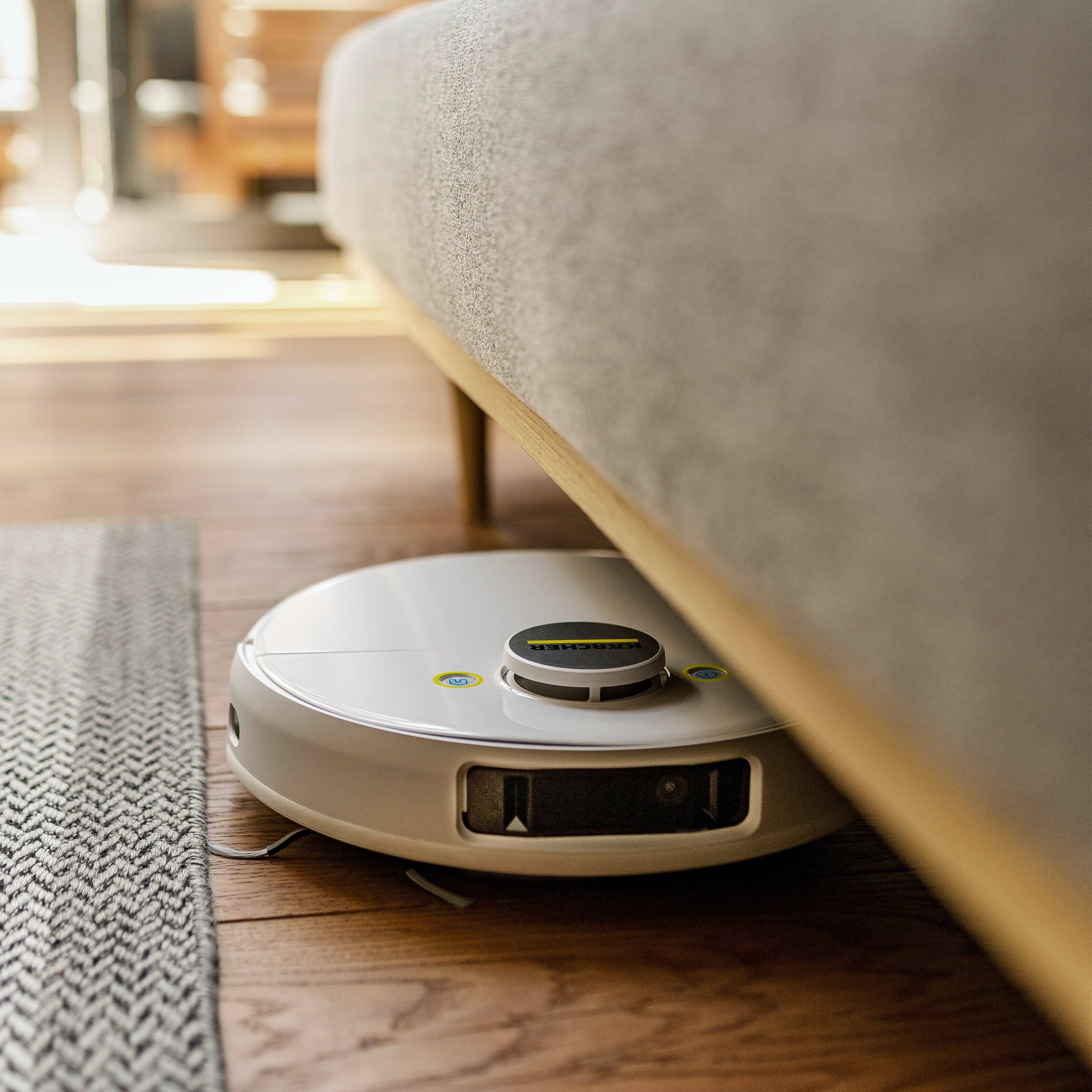 Alt View 1. Karcher - RCV 5 Robot Vacuum & Mop: 5000Pa Suction, LiDAR & AI Navigation, Floor Mapping, 140 min Runtime, App Control.