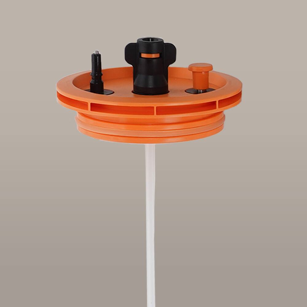 Left. iGulu - iGulu 1-Gallon (116 oz.) Tritan Fermentation Keg - Clear.