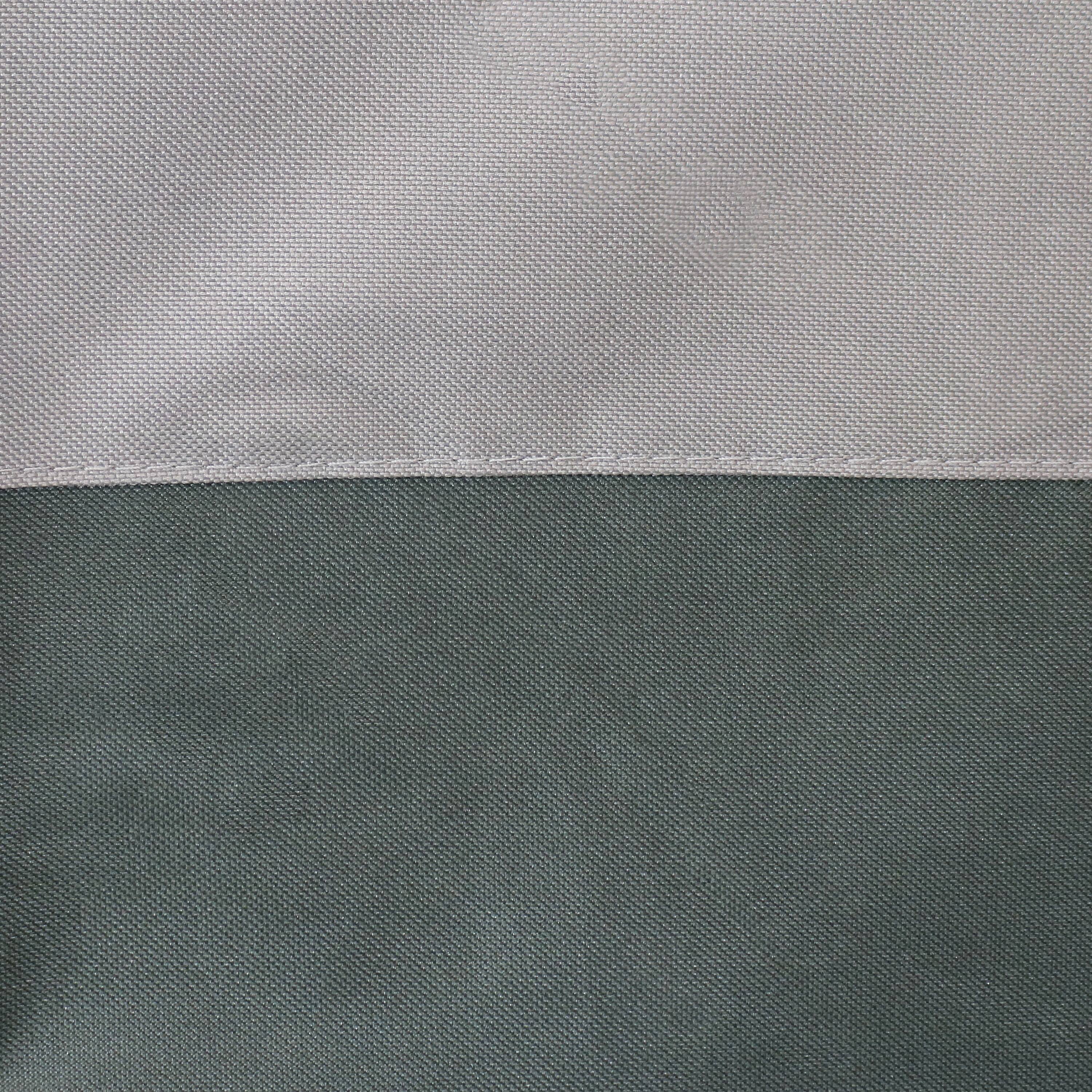 Alt View 5. Sunnydaze - 8 ft Heavy-Duty Polyester Firewood Log Rack Cover - Gray/Green.