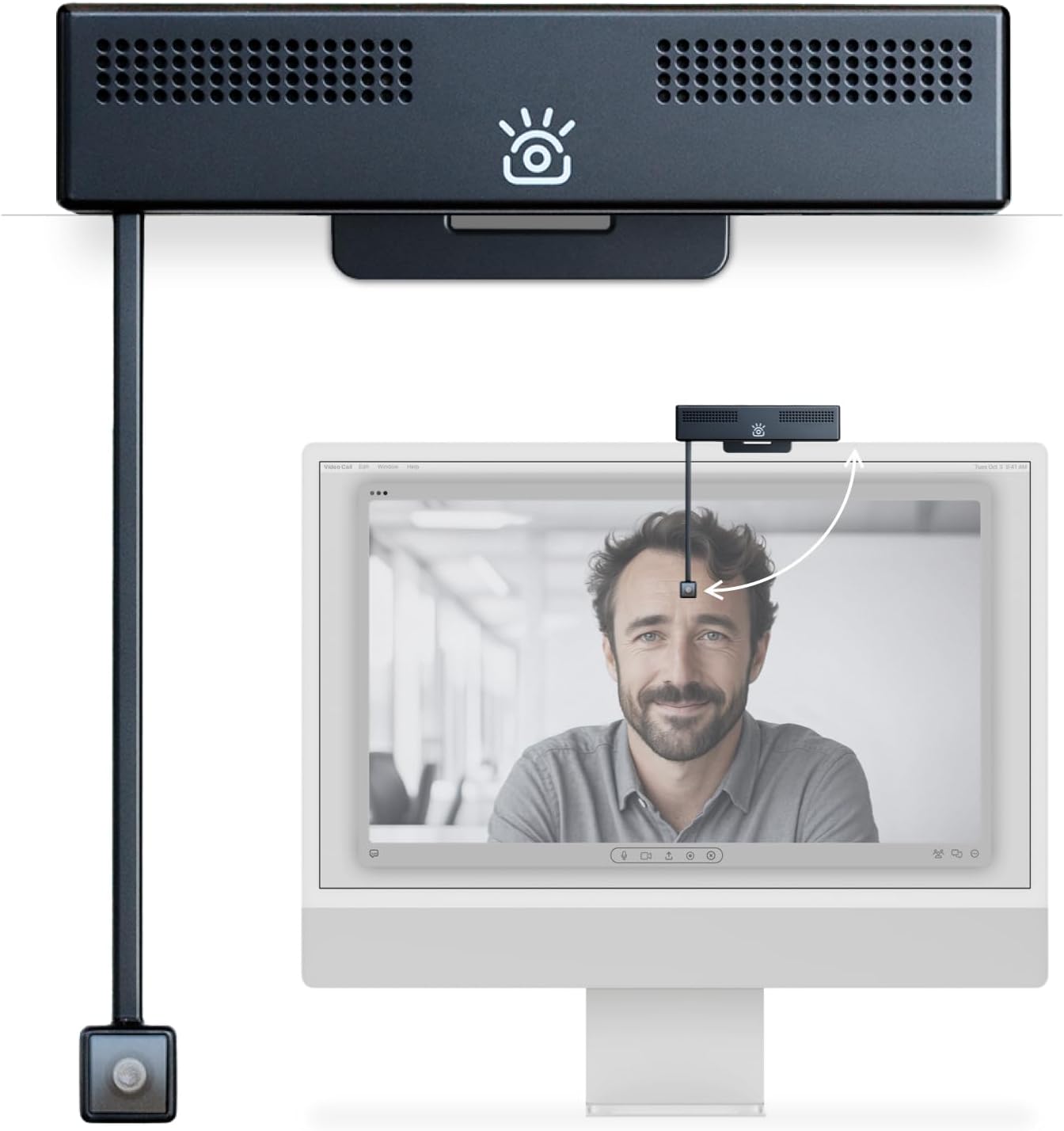 iContact Camera - Pro Camera S HD 4K Webcam with Eye Contact, Noise Cancelling Mic, Plug and Play USB for Mac & PC Zoom, Wireless Webcam price history on PriceWatchPro