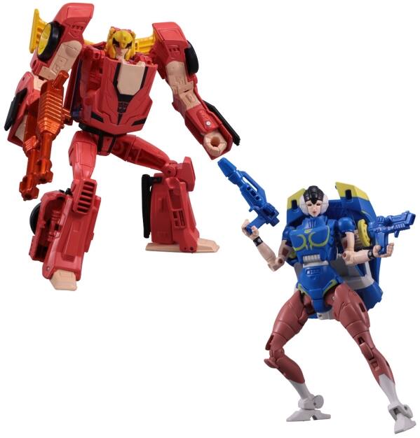 Alt View 2. Transformers - Autobot Hot Rod Ken and Arcee Chun-Li | Transformers Street Fighter 2 | Transformers Collaborative.