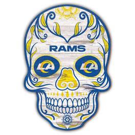Fan Creations - Los Angeles Rams 12'' Sugar Skull Sign - Multicolor