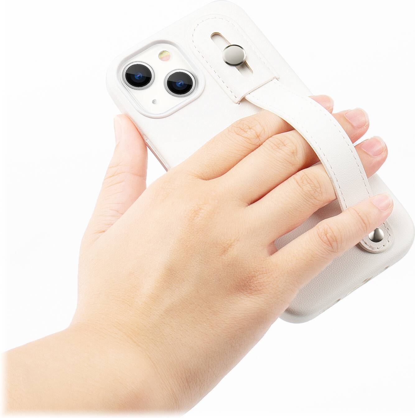 Alt View 18. SaharaCase - FingerGrip Series Case for Apple iPhone 14 - White.