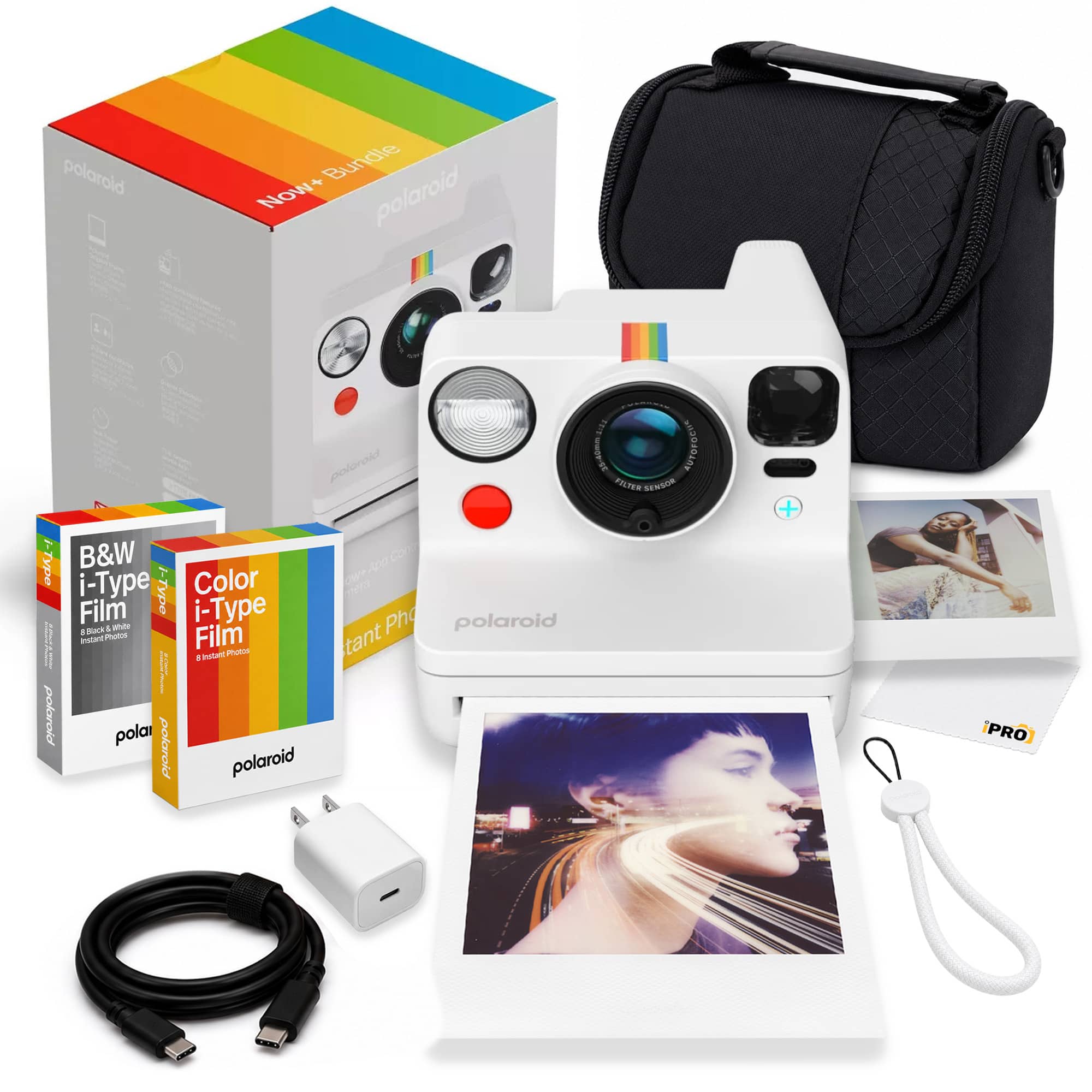 Polaroid - Now+ Generation 3 i-Type Instant Camera Star Bundle - White price history on PriceWatchPro