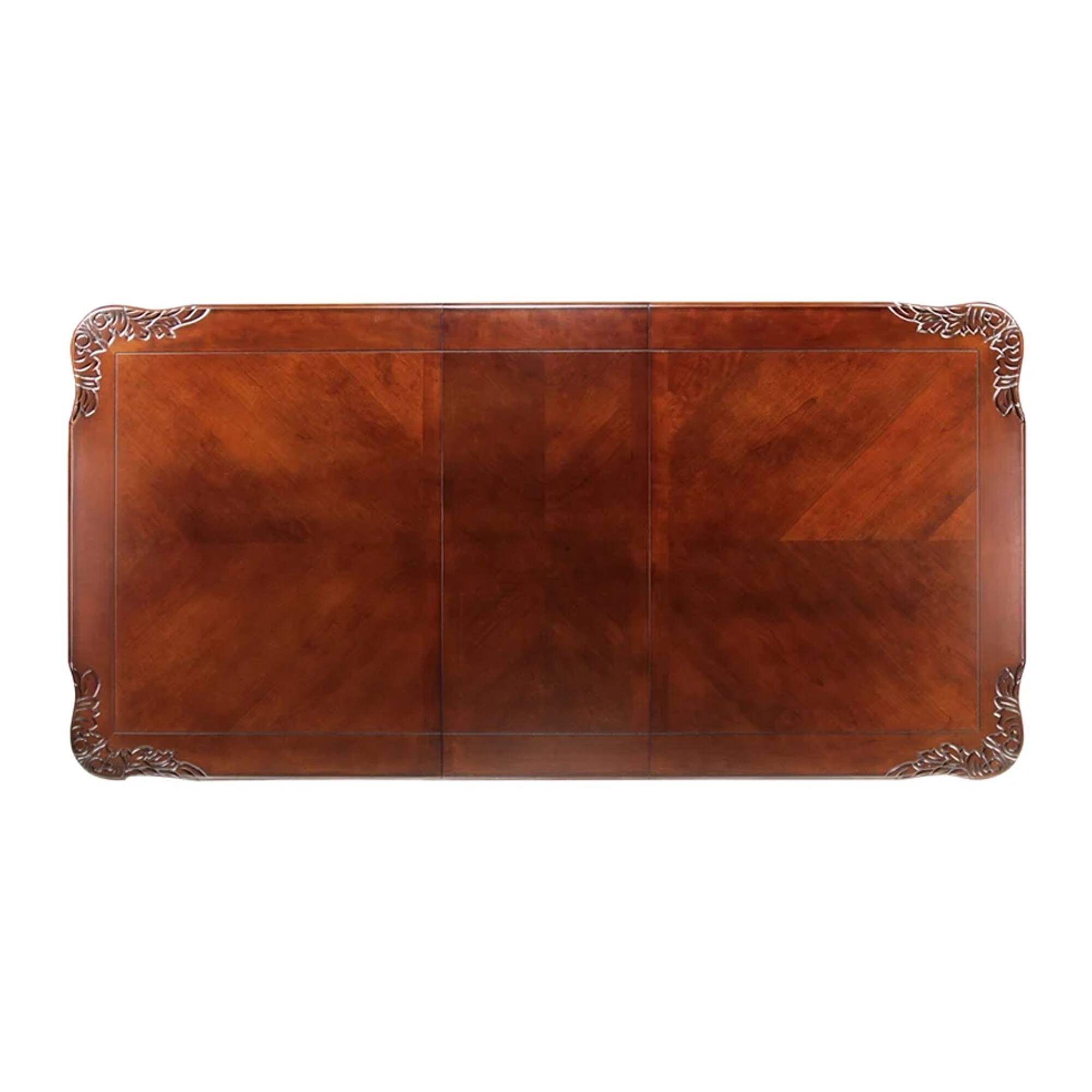 Alt View 3. Manhattan Lane - Heo Dining Table, 66-84 Inch Extendable Rectangular Top, Cherry Brown - Cherry Brown.