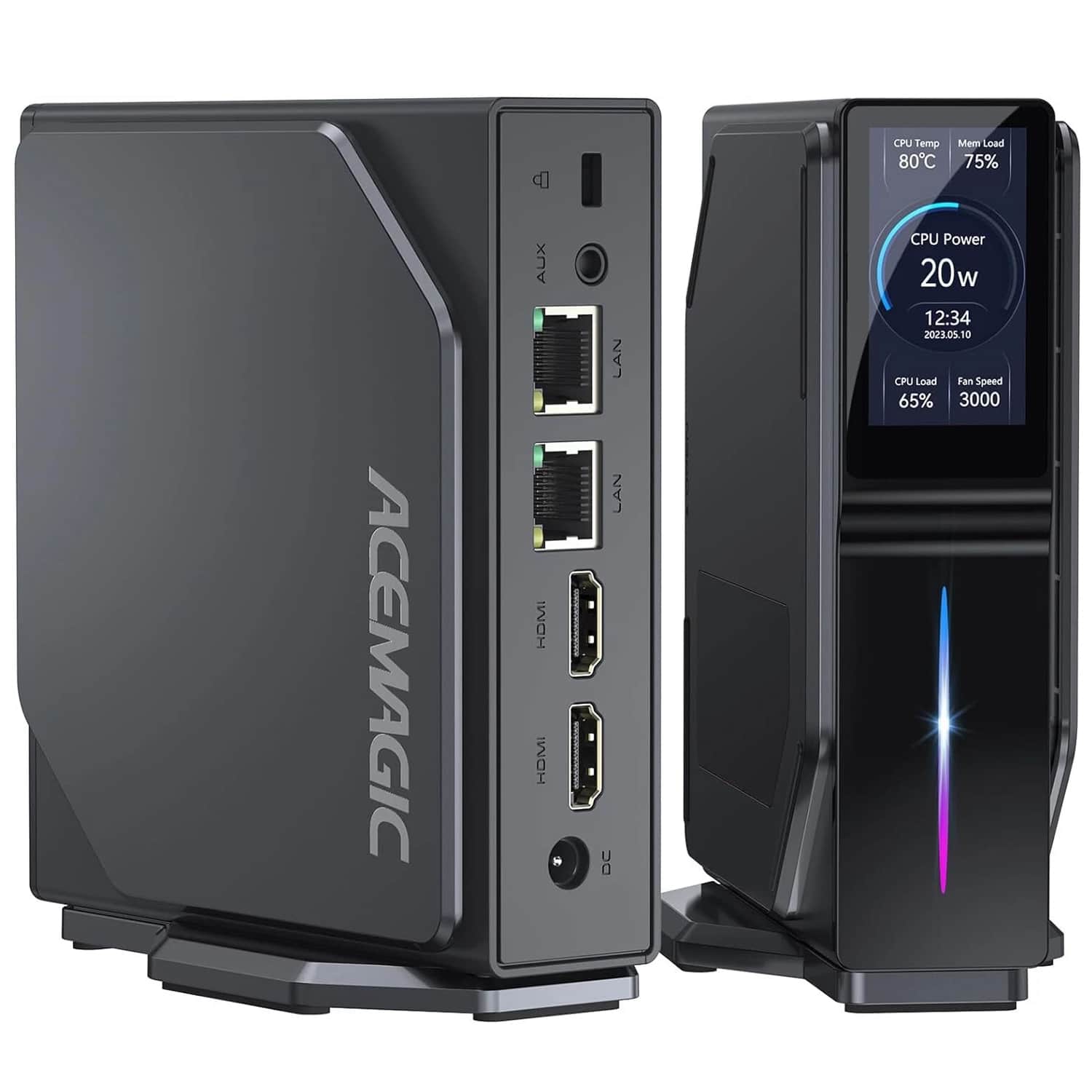 ACEMAGIC - S1 - 4K Mini PC Intel 12th Processor N95 16GB RAM 1TB SSD WiFi 5 BT5 Win11 Home