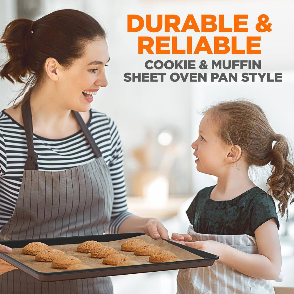 DURABLE & RELIABLE  
COOKIE & MUFFIN SHEET OVEN PAN STYLE