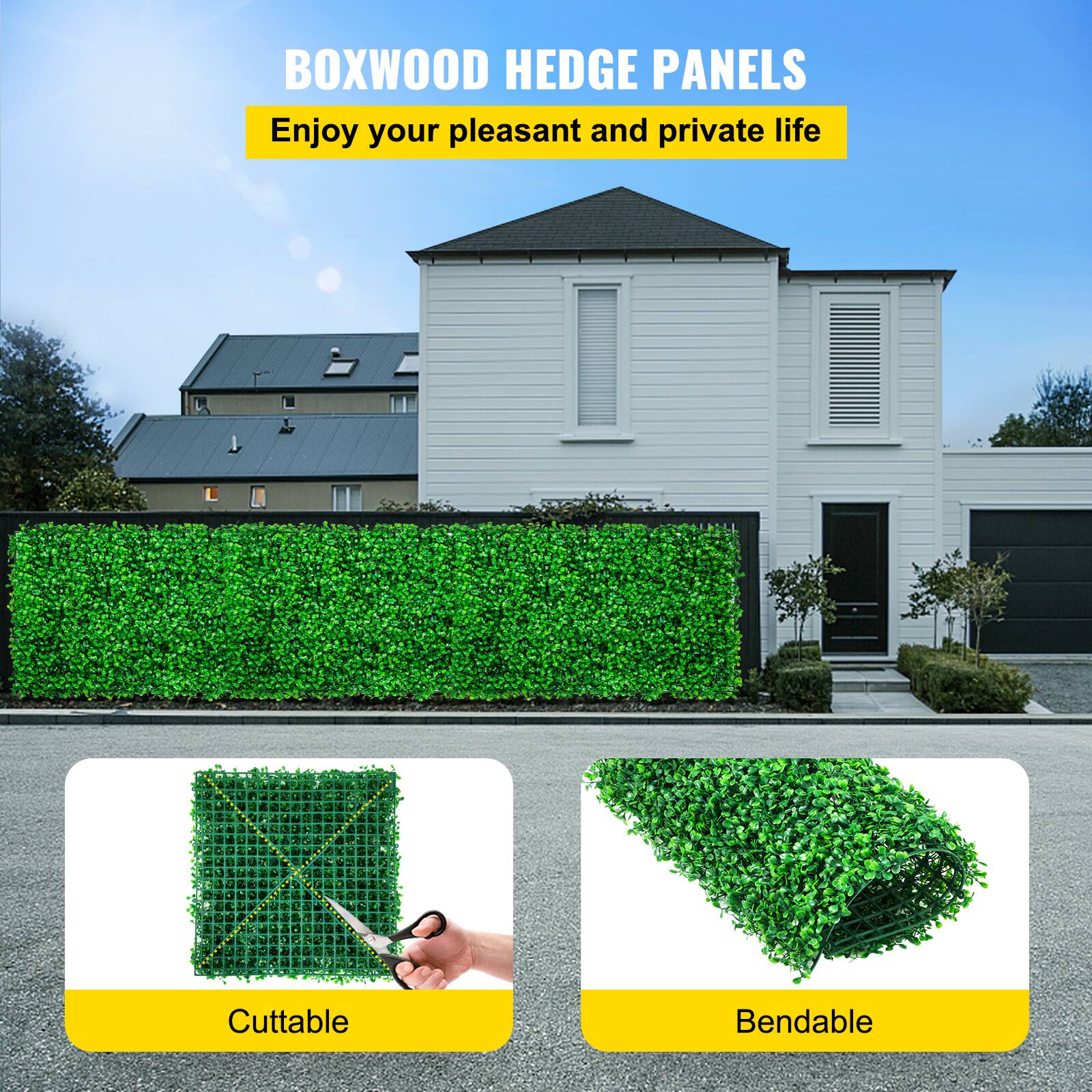 BOXWOOD HEDGE PANELS
Enjoy your pleasant and private life
Cuttable
Bendable