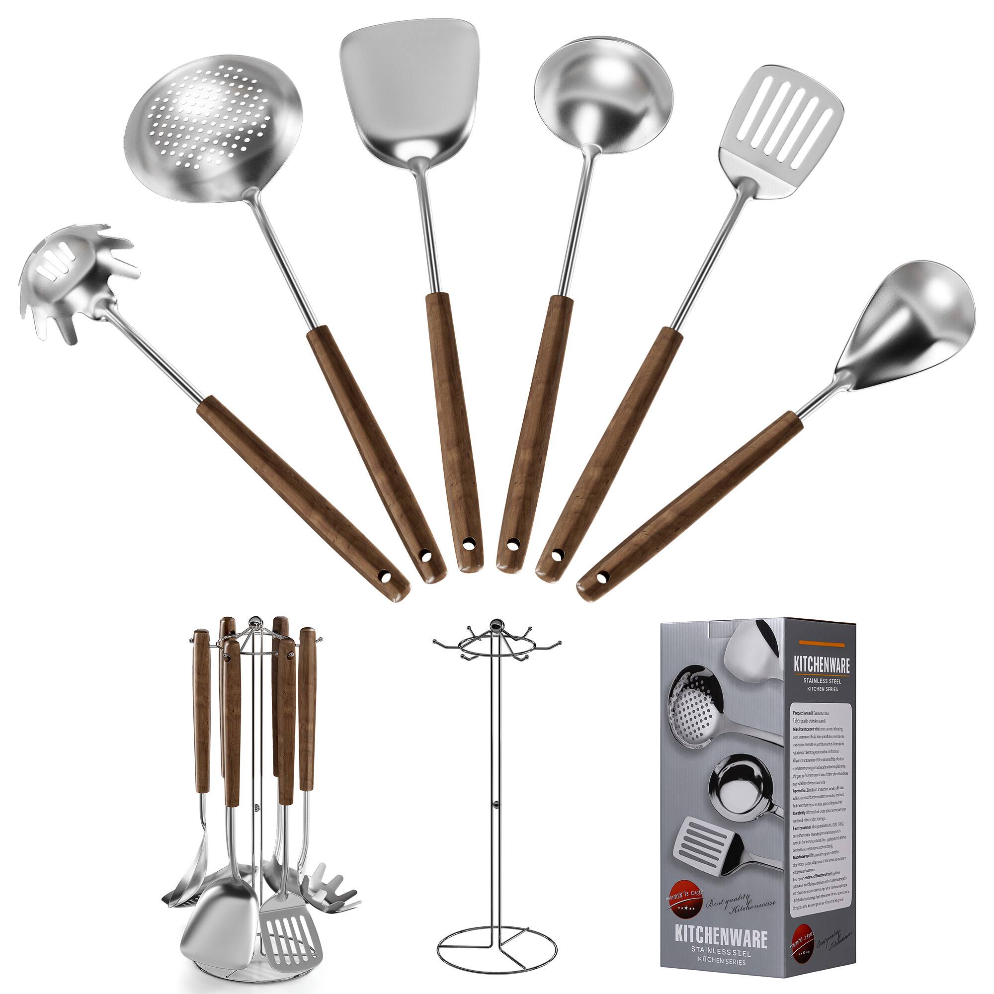 KITCHENWARE  
STAINLESS STEEL  
19 PIECES  

KITCHENWARE  
STAINLESS STEEL  
19 PIECES  

KITCHENWARE  
STAINLESS STEEL  
19 PIECES