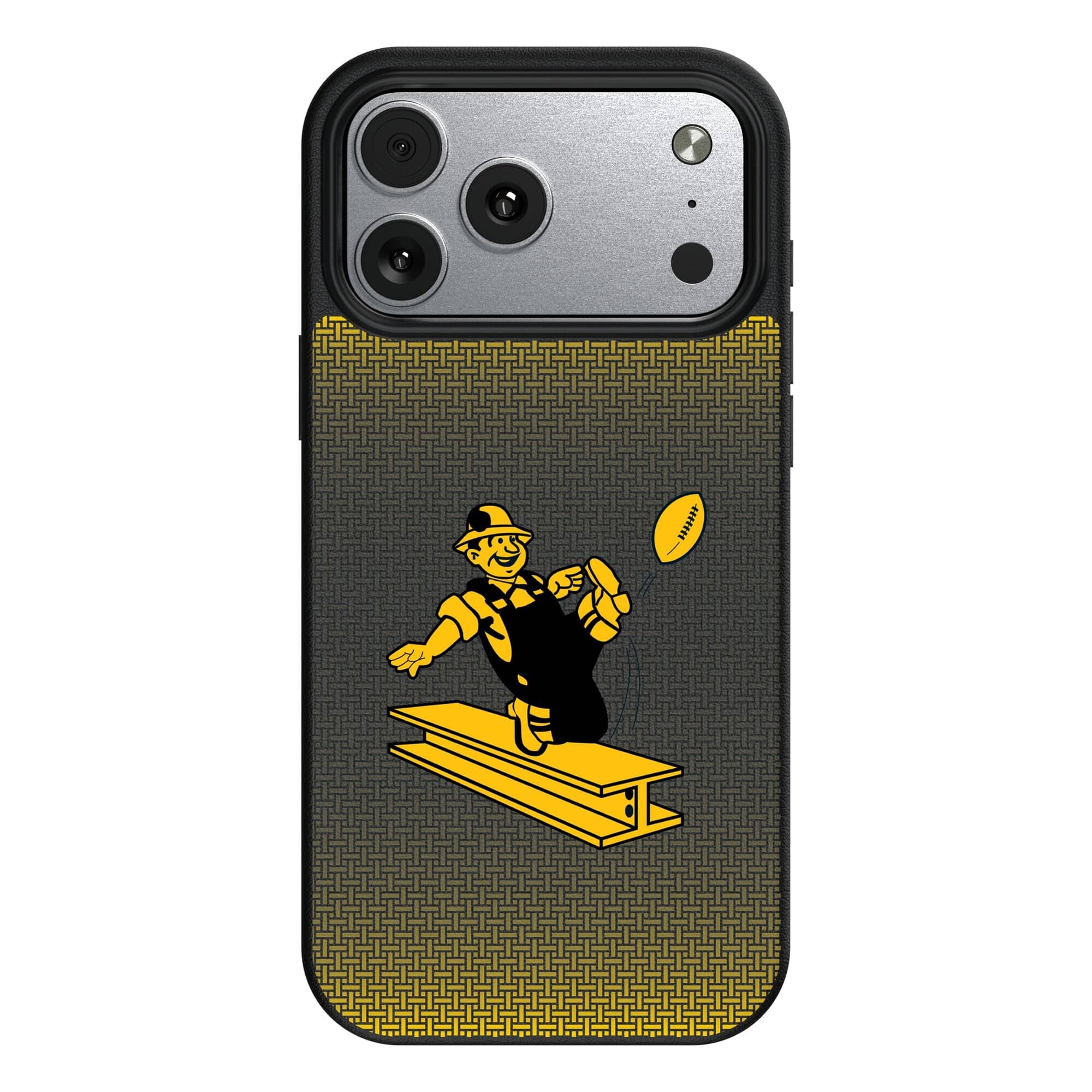Keyscaper - NFL - Pittsburgh Steelers Linen Logo iPhone Magnetic Bump Case - 17 Pro Max - Black price history on PriceWatchPro