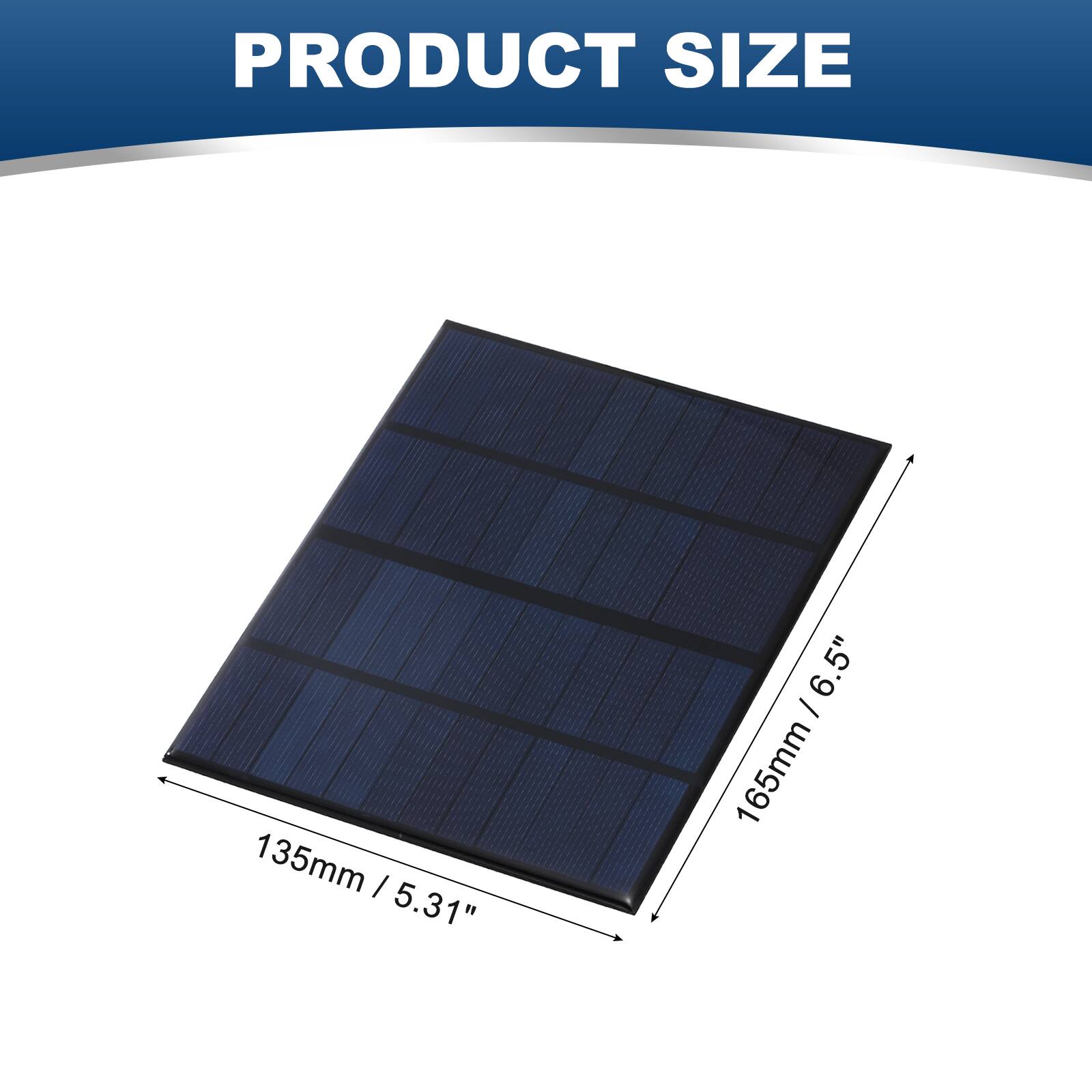 PRODUCT SIZE

135mm / 5.31" x 165mm / 6.5"