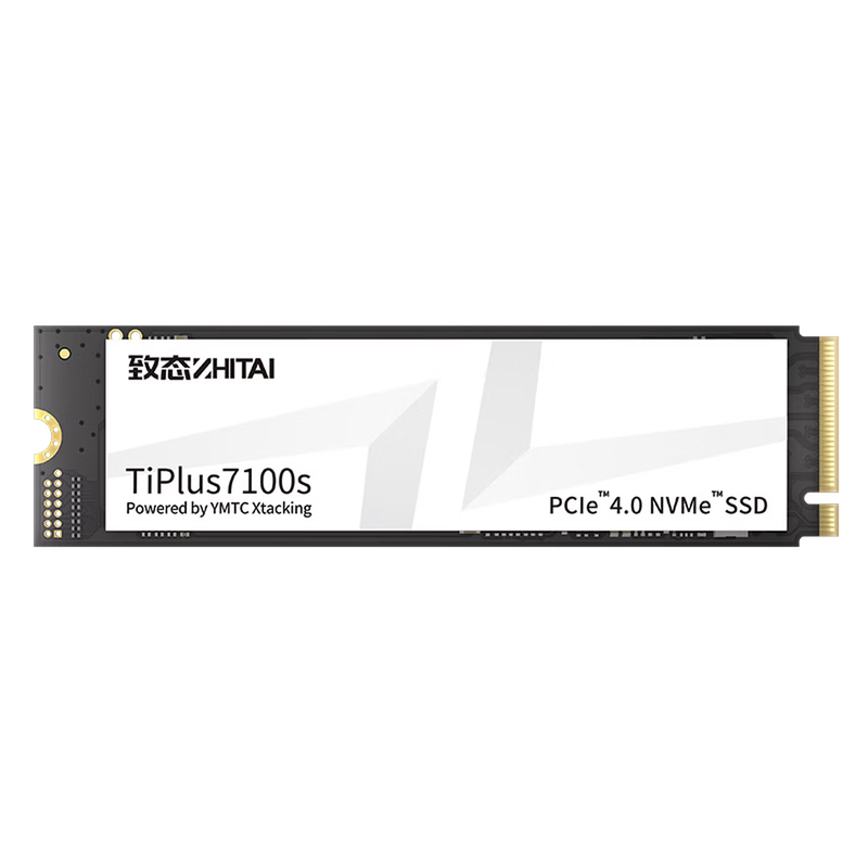 ZhiTai - TiPlus7100s 4TB NVMe Gen4 M.2 SSD – Up to 7400MB/s Read, Xtacking 4.0, High IOPS Performance