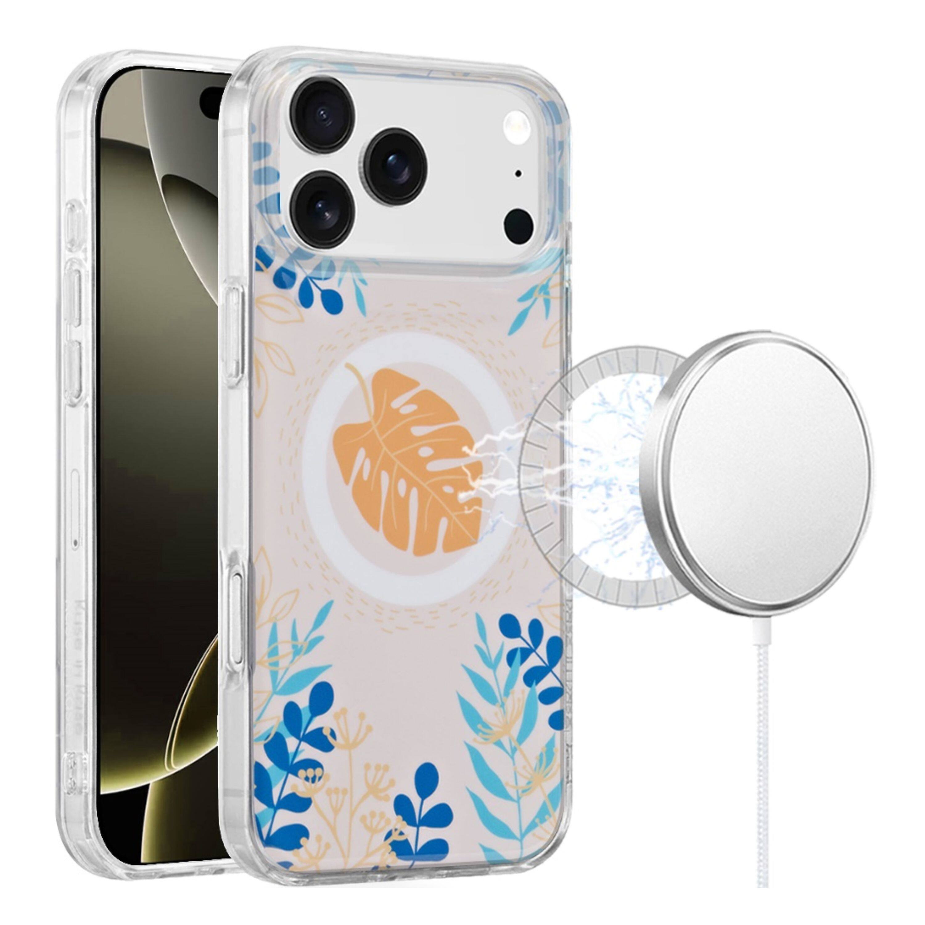 Kitcheniva - IMD Dual Layer Phone Case With Magnetic Circle Tempered Glass For iPhone 17 Pro - Multicolor price history on PriceWatchPro
