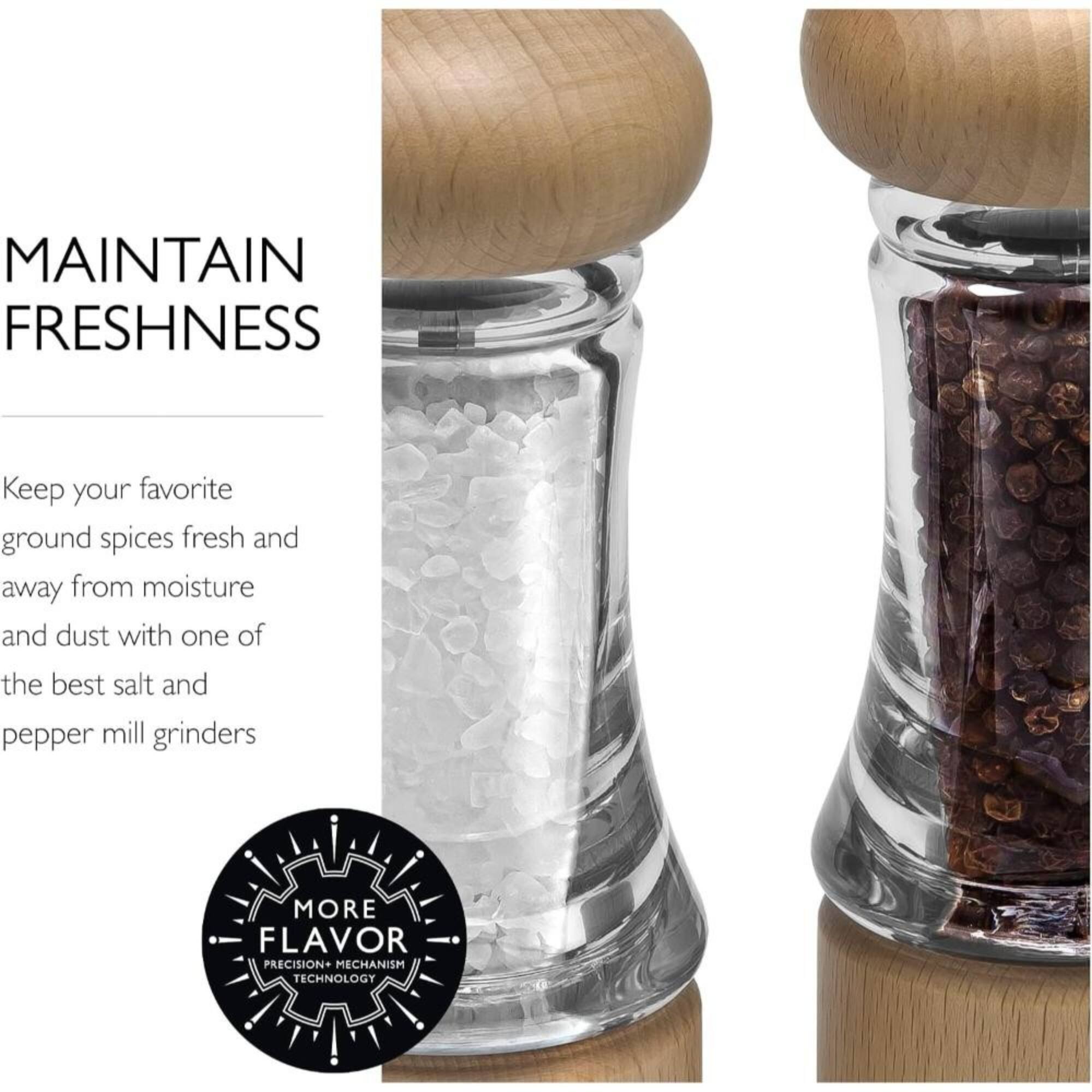MAINTAIN FRESHNESS

Keep your favorite ground spices fresh and away from moisture and dust with one of the best salt and pepper mill grinders

MORE FLAVOR PRECISION + MECHANISM TECHNOLOGY