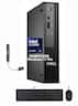 Dell - Upgraded - Pro Micro QCM1250 Mini Desktop (Ultra 5-235T, 16GB, 512GB SSD, Integrated Graphics, WiFi 6E, Win 11 Pro) w/USB Hub - Black
