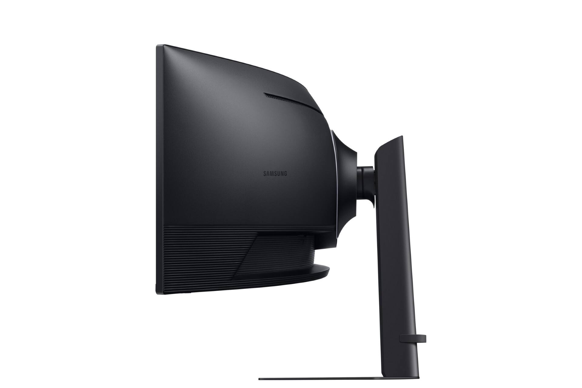 Alt View 1. Samsung - Samsung 49" QHD 120Hz Business Curved Ultra-wide Monitor (HDMI, DisplayPort and USB-C), Black - Black.