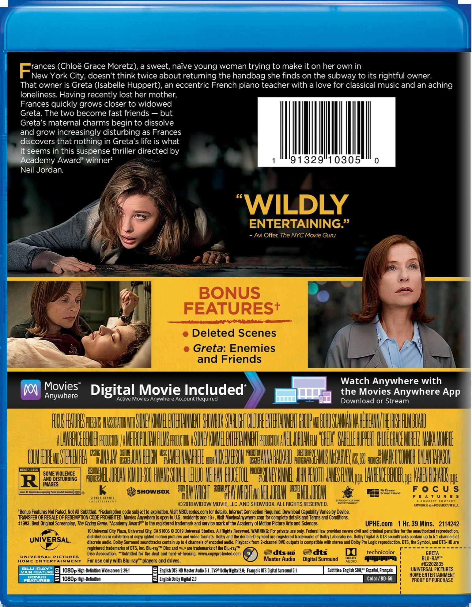 Angle. Greta (Blu-ray + Digital HD) [Blu-ray].