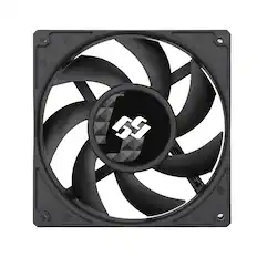 Front. Bluegears - b-BlasterPWM 140mm 2Ball PWM High Speed Fan ranging 600 to 3000 RPM with 168 CFM. UL, CE, FCC, RoHS, Reach Certified - Black.