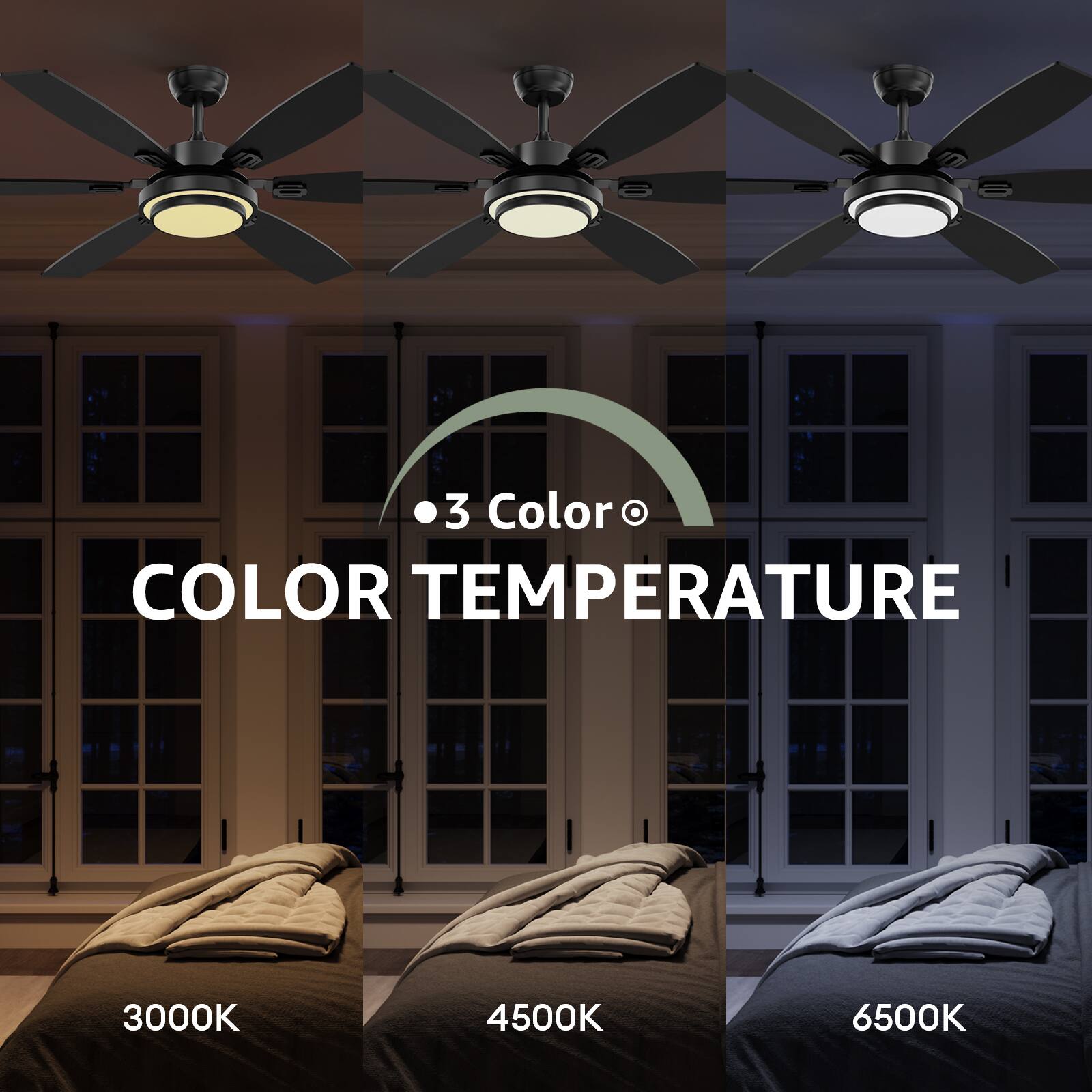 3 Color  
COLOR TEMPERATURE  
3000K  
4500K  
6500K