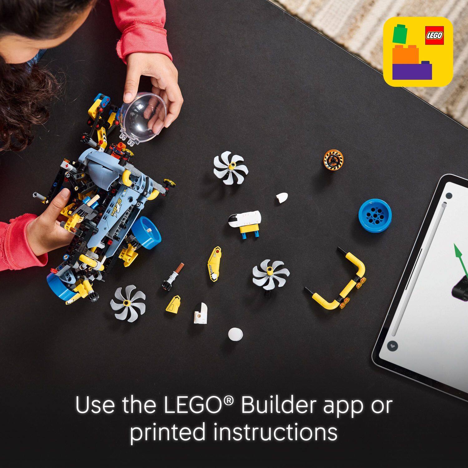 LEGO 6674 Use the LEGO Builder app or printed instructions