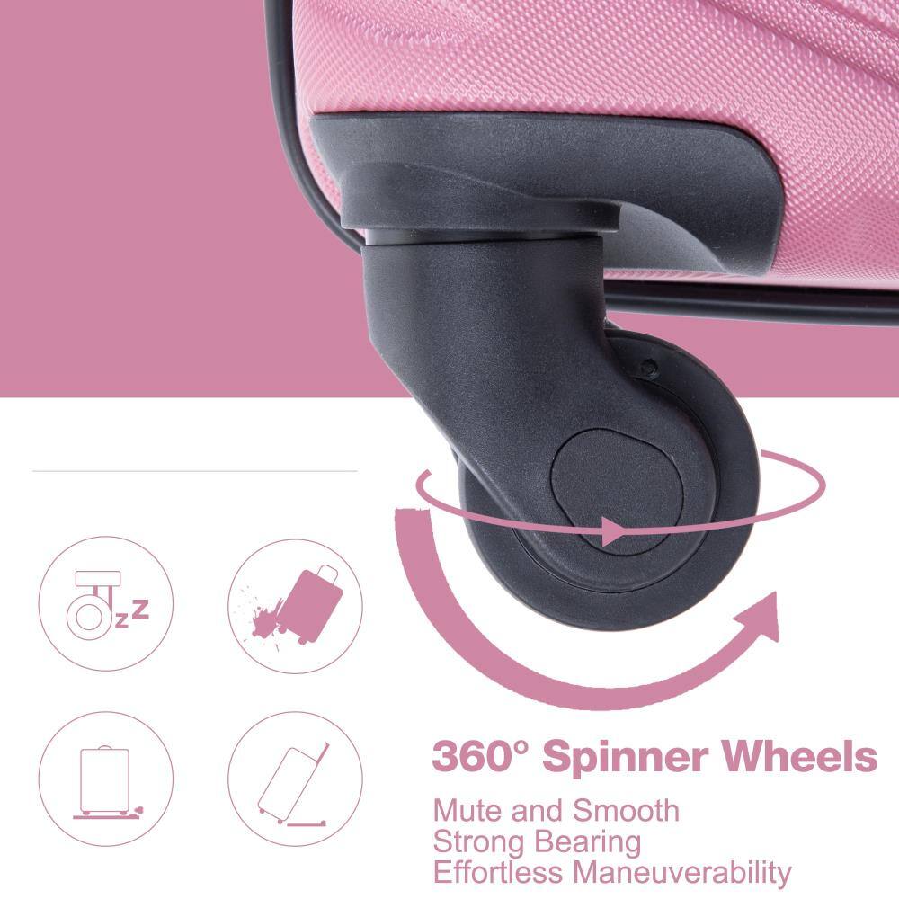 360° Spinner Wheels  
Mute and Smooth  
Strong Bearing  
Effortless Maneuverability
