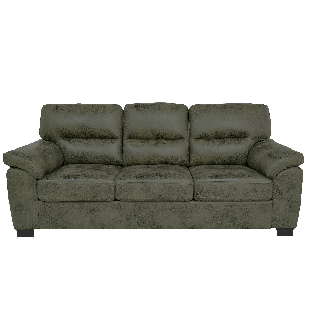 Alt View 2. Ropilly - Ropilly Olive Green Upholstered Sofa, 81 Inch 3 Seater Sofa with Padded Armrests for Living Room - Olive Green.