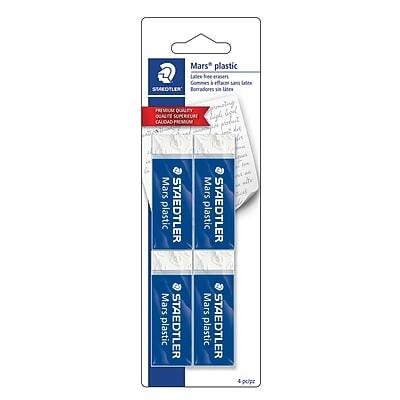 Mars plastic  
STAEDTLER  
Premium Quality  
Effaces sans laisser de traces  
Borradores que no dejan marcas  
4 pieces  

Mars plastic  
STAEDTLER  
Mars plastic  
STAEDTLER  
Mars plastic  
STAEDTLER  
Mars plastic  
STAEDTLER