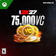 XBOX SERIES X|S
NBA 2K27 75,000 VC
EVERYONE E ESRB