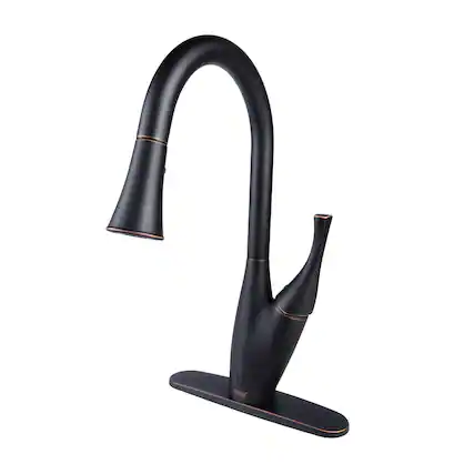 Front. Bio Bidet - Flow X-Series Motion Activated Kitchen Faucet - Oil Rubbed Bronze - Oil Rubbed Bronze.