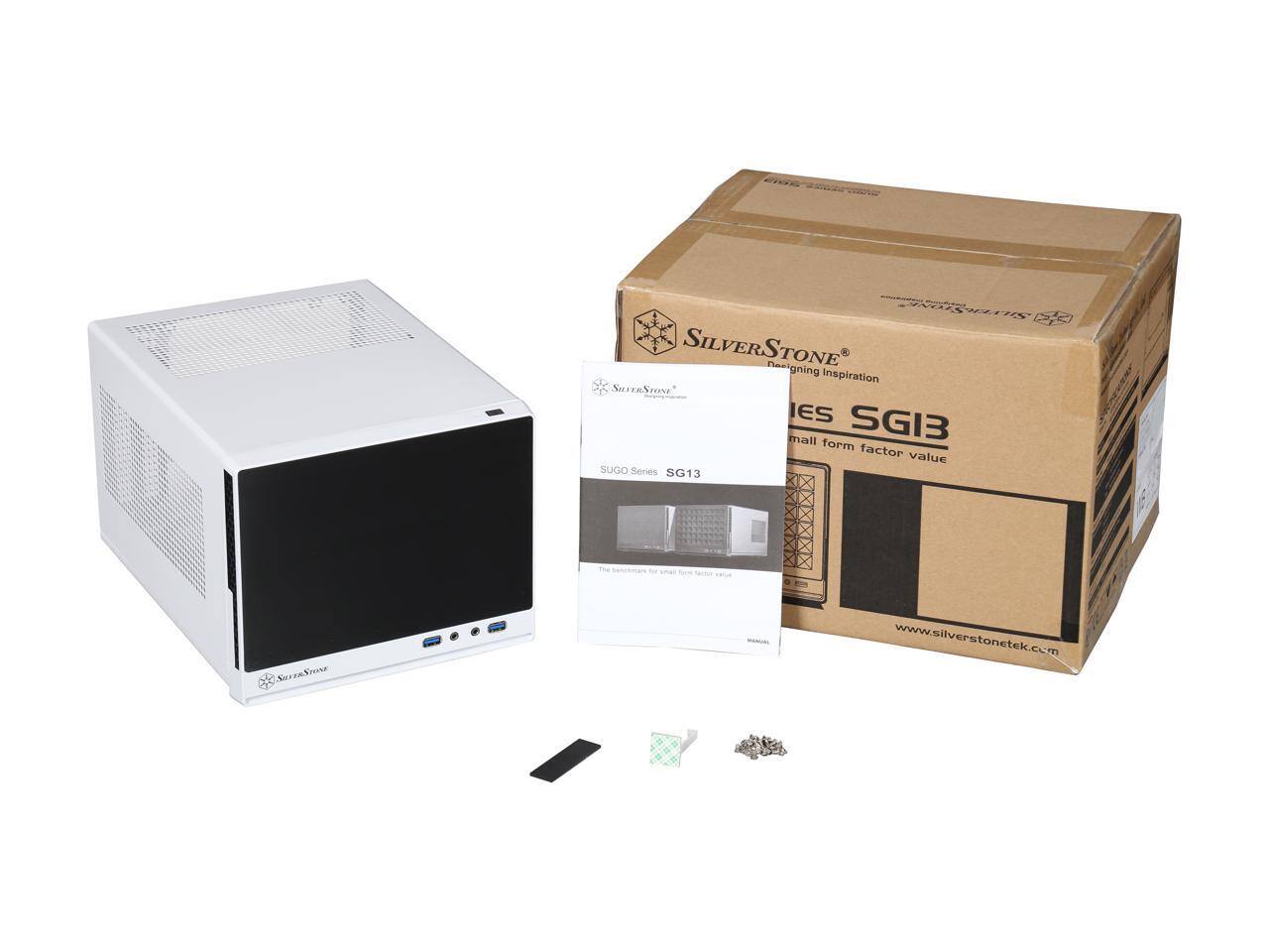 SILVERSTONE STONE  
Designing Inspiration  
Nu EaSo" IES  
SGI3  
Small form factor value  
SUGO Series SG13  
www.silverstonetek.com