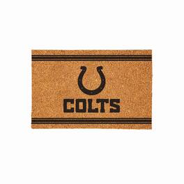 Evergreen Enterprises - Indianapolis Colts 24" x 36" Outdoor Monochrome Team Logo Coir Mat - Brown