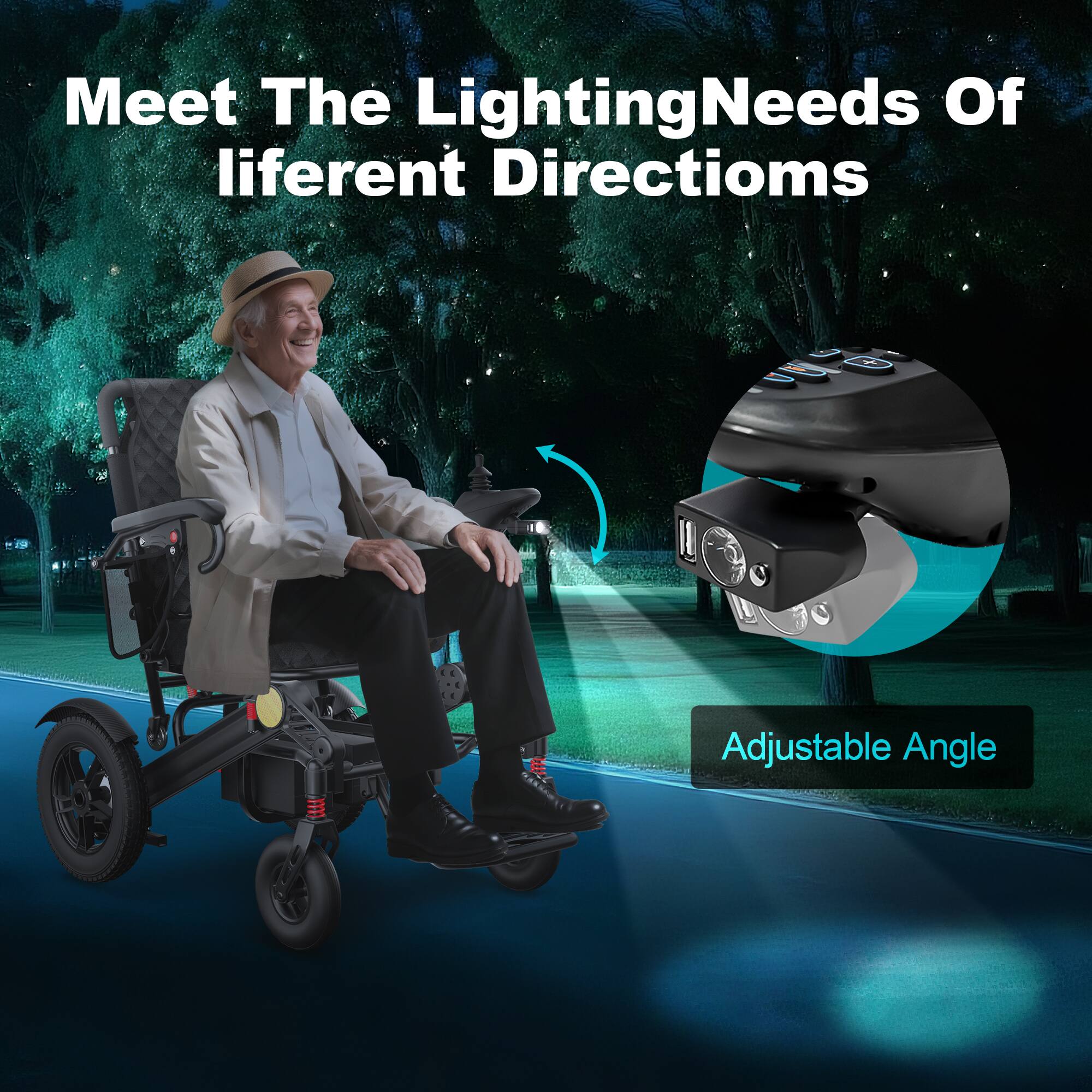 Meet The Lighting Needs Of liferent Directions  Adjustable Angle