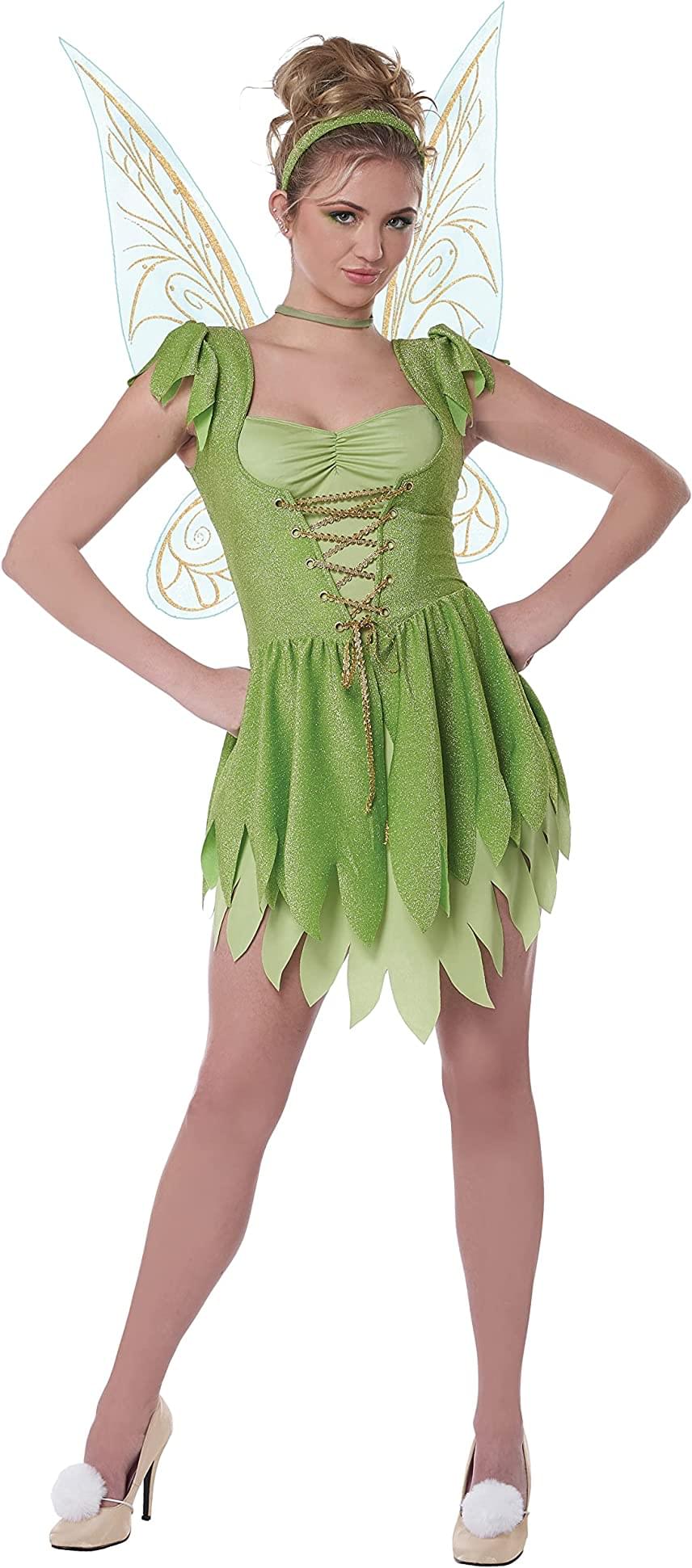 California Costumes - Classic Tinkerbell Adult Costume | Large - Green price history on PriceWatchPro