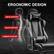 Ergonomic Design: Neck Support, Back Support, Lumbar Support.