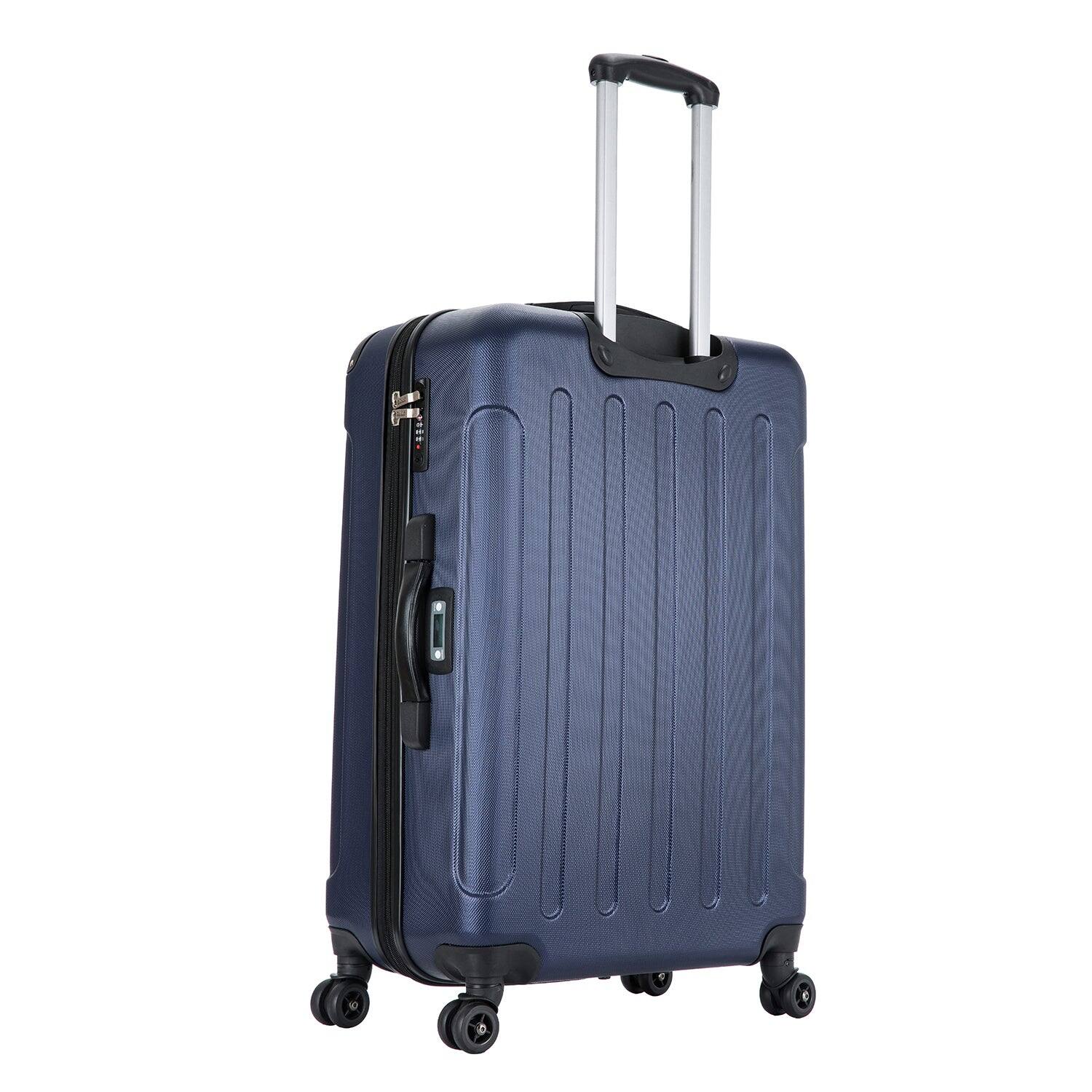 Alt View 1. DUKAP - Intely Hardside Spinner Luggage 28" with Integrated Digital Weight Scale - BLUE.