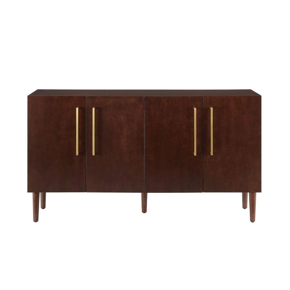 Angle. Crosley Furniture - Everett Sideboard - Mahogany.