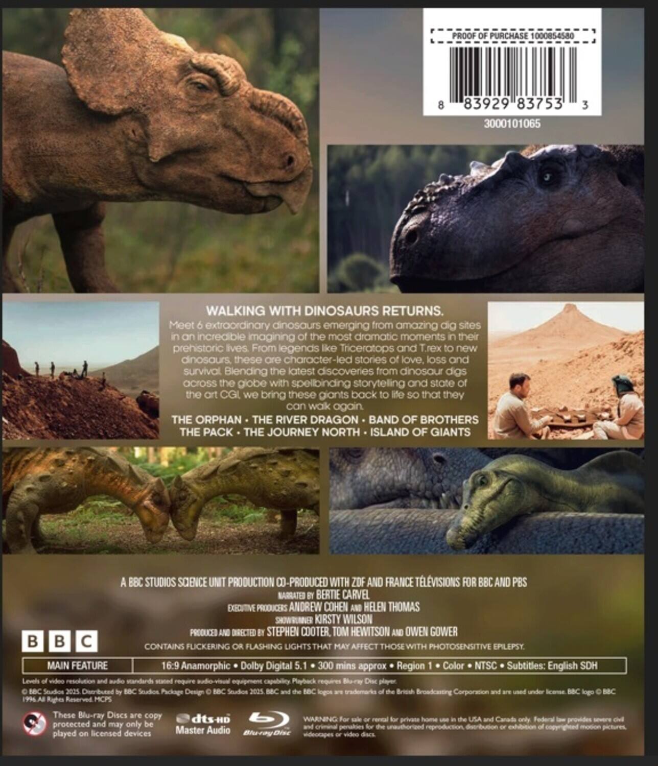 Alt View 1. Walking With Dinosaurs   - BLU-RAY.