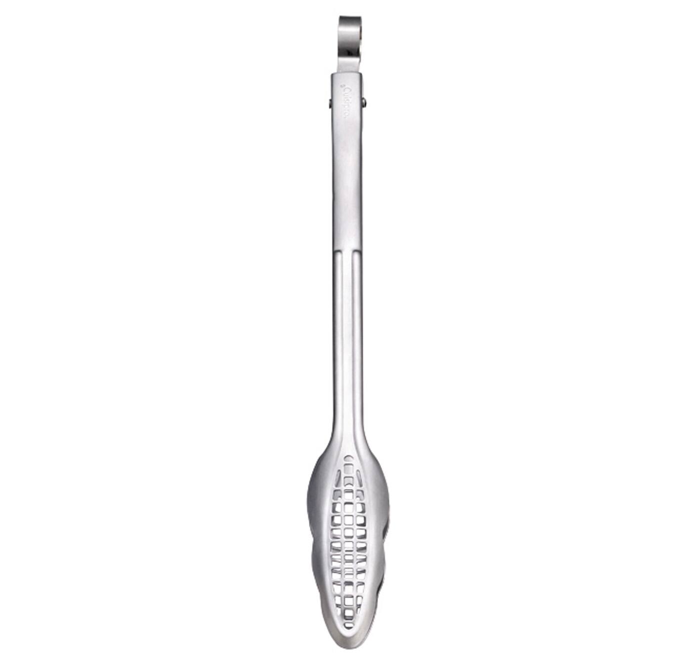 Alt View 2. Cuisipro - Grill Fry Tongs Narrow Kitchen Tong Stainless Steel 747188 - Silver.